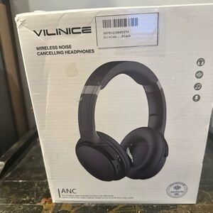 VILINICE Noise Cancelling Headphones Wireless Bluetooth Over Ear Microphone NEW